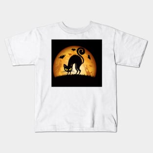 Halloween full moon Kids T-Shirt